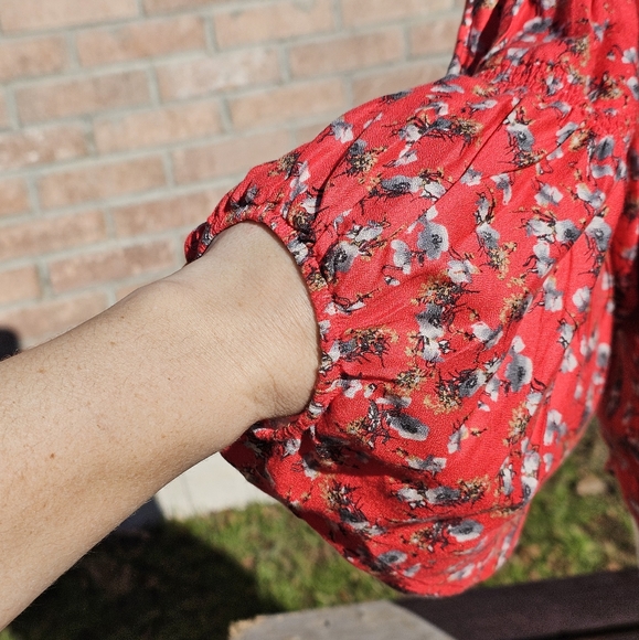 Ivy Jane floral oversized boho blouse - Picture 5 of 8